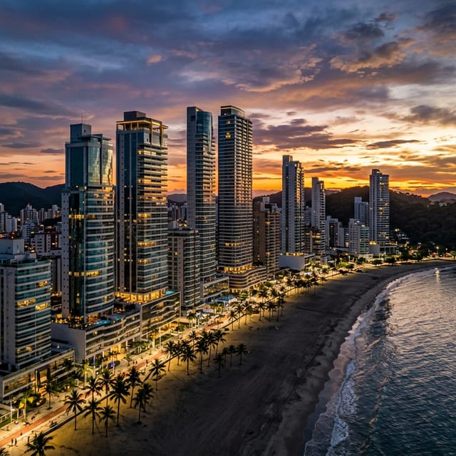 Itapema beachfront, Santa Catarina