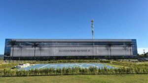 Neymar family visits Ecossistema Neymar Jr mega development site in Porto Belo Santa Catarina